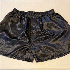 Black Silky Women’s Boxer Shorts